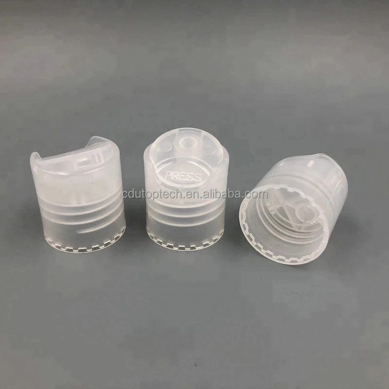 18mm 20mm 24mm 28mm Plastic Bottle Cap PP Aluminum Gold Silver White Black Press Disc Top Cap Lid for Lotion Soap Shampoo Bottle