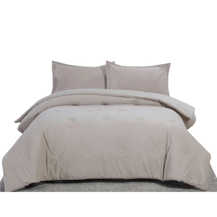 Дешевые отель пуховое одеяло, покрывало, стеганное ватное одеяло, подшивок 100% полиэстер 3 шт. Комплект постельного белья
