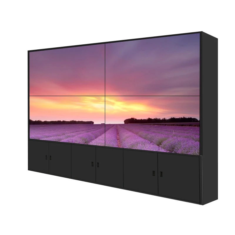 55 Inch Indoor 3x3 Wall-mounted Narrow Bezel Video Wall Screen Advertising Display Digital Signage LCD Monitor Display