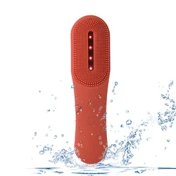 Led Therapy Silicon Facial Cleaner Brush Cleansing Brush Face Cleaner Beauty Facial Brush