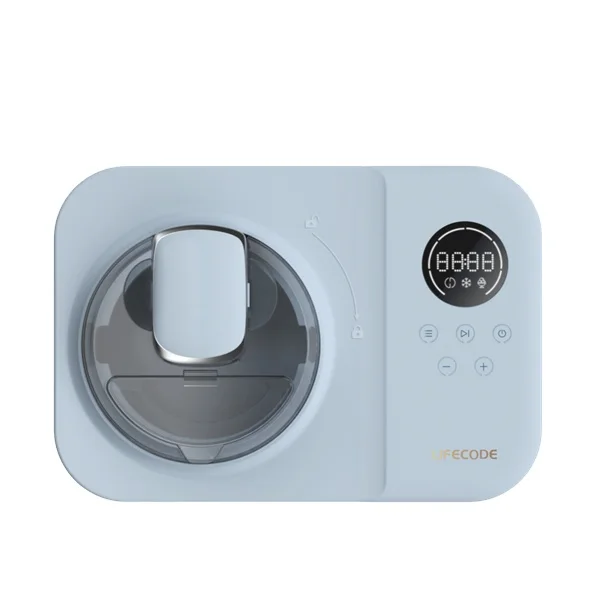 220 В самоохлаждающаяся автоматическая машина для мороженого емкостью 1,2 л с компрессором