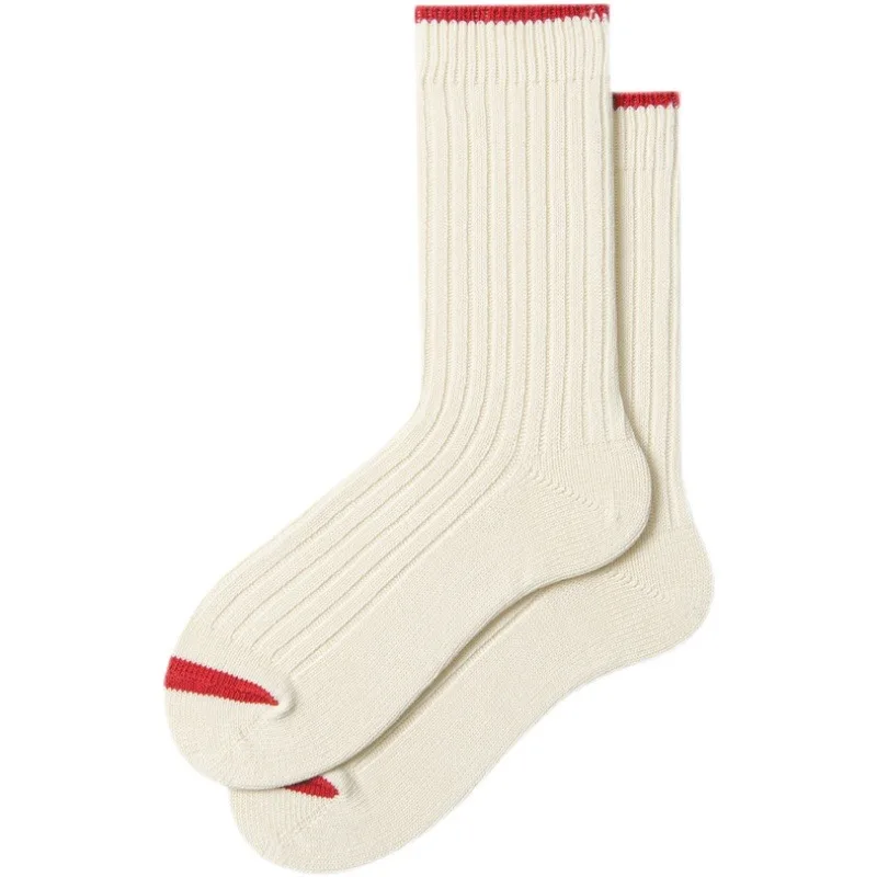 Best seller Mens Dress Socks Classic Rib Solid Premium retro Socks men women Cotton Blend Crew Socks