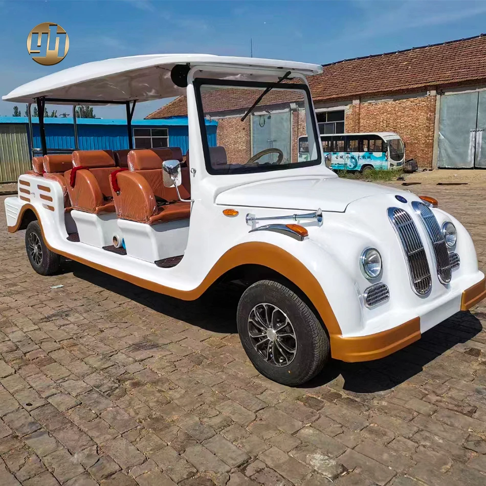 Vehicle Classic Vintage Electric Sightseeing Bus Car Retro Body Old Cars For Sale Price
