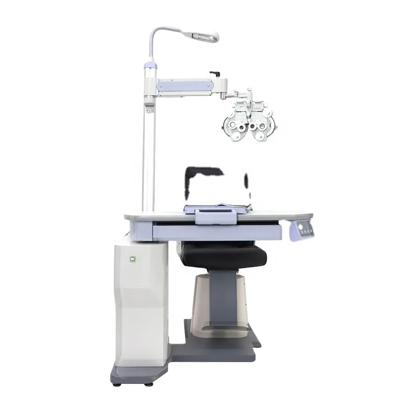 TITAN China cheap optical equipments Combination machine ophthalmic refraction chair unit Top quality ophthalmic unit with table