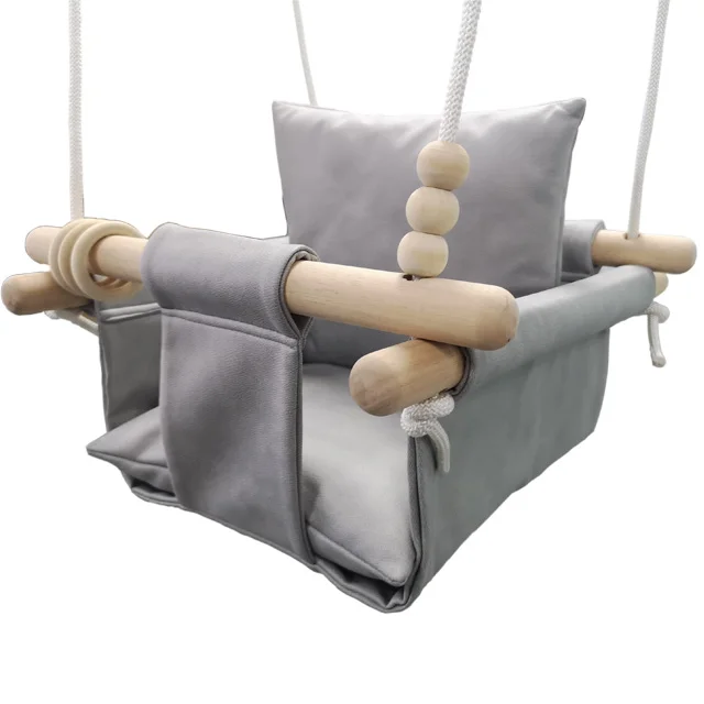 2021 Children baby swing children toys indoor outdoor fabric swing seat hanging chair baby chairs baby schommel