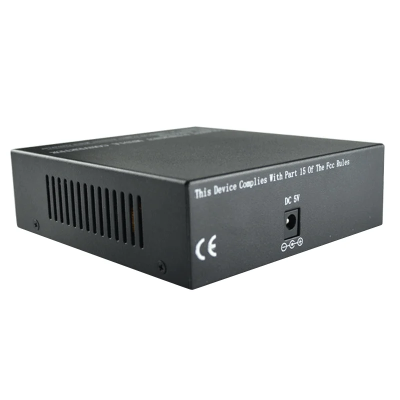 8 RJ45 Ports Fiber Switch Fiber Optic Media Converter