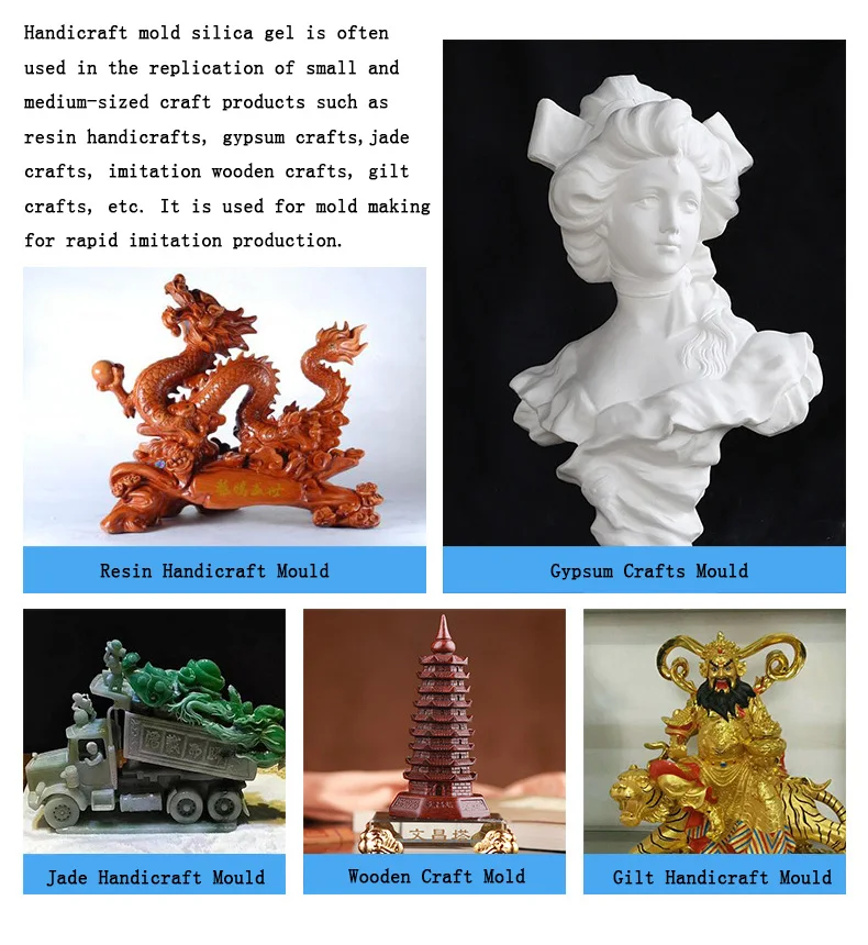 Resin Jade Handicraft Mold Silicone Gel Glue Liquid