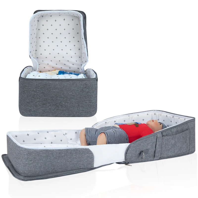 100% Cotton Organic Multifunction Foldable Bed Crib Set for Baby Online Stylish Backpack Design