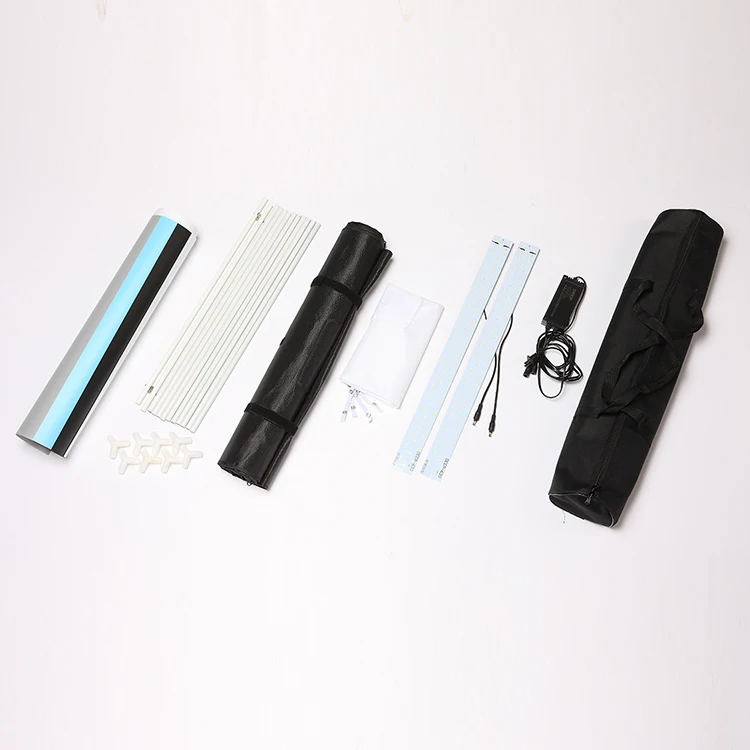 Китайская продукция черная квадратная фотография 40 см мини-светодиодный студийный фотобокс комплект