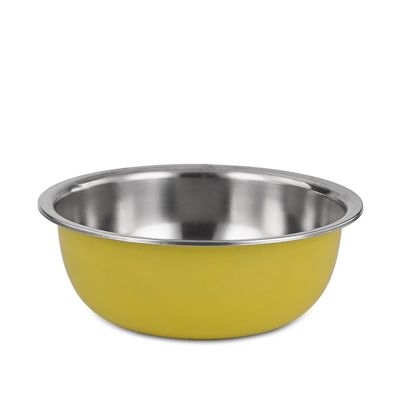 Economic Various Sizes Large Bowl Stainless Steel 410 Metal Fruit Bowl