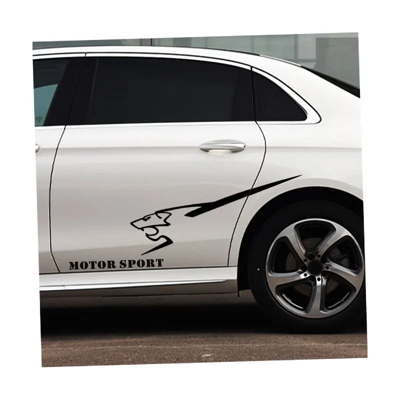 2pcs For Peugeot 107 108 2008 308 5008 206 207 RCZ MOTORSPORT Fender Sticker Car Styling Door Side  Decal Auto Accessories