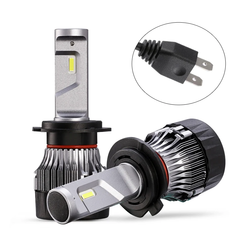 Mini Led Car Headlight M1 H7 24W LED Car Bulbs 3000LM Auto Car Led Headlamp with TaiWan TX Chips