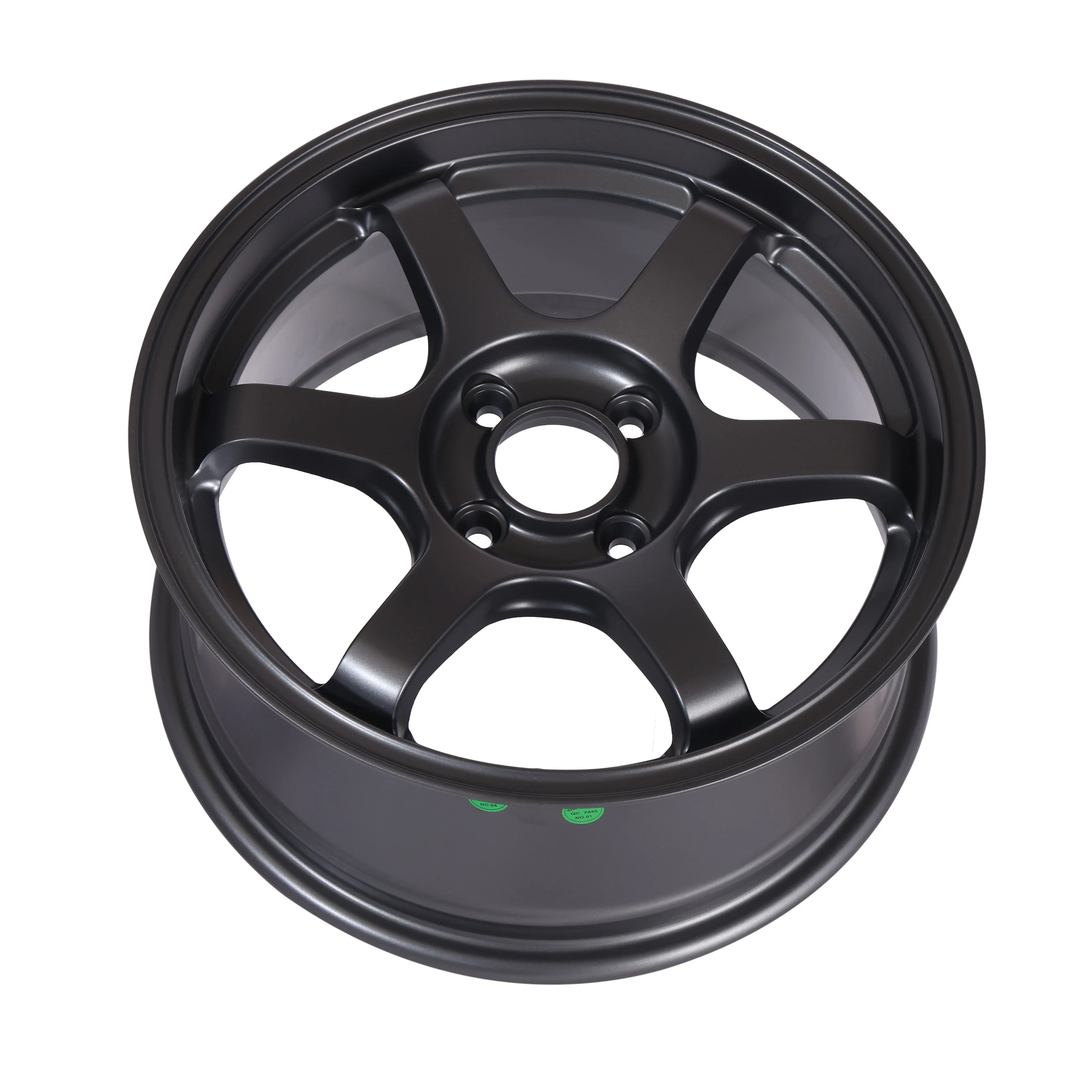 6226 6 spoke 16/5 aluminum 4 hole mag alloy wheel rims manufacture rines 14 15 16 17 inch 4/100