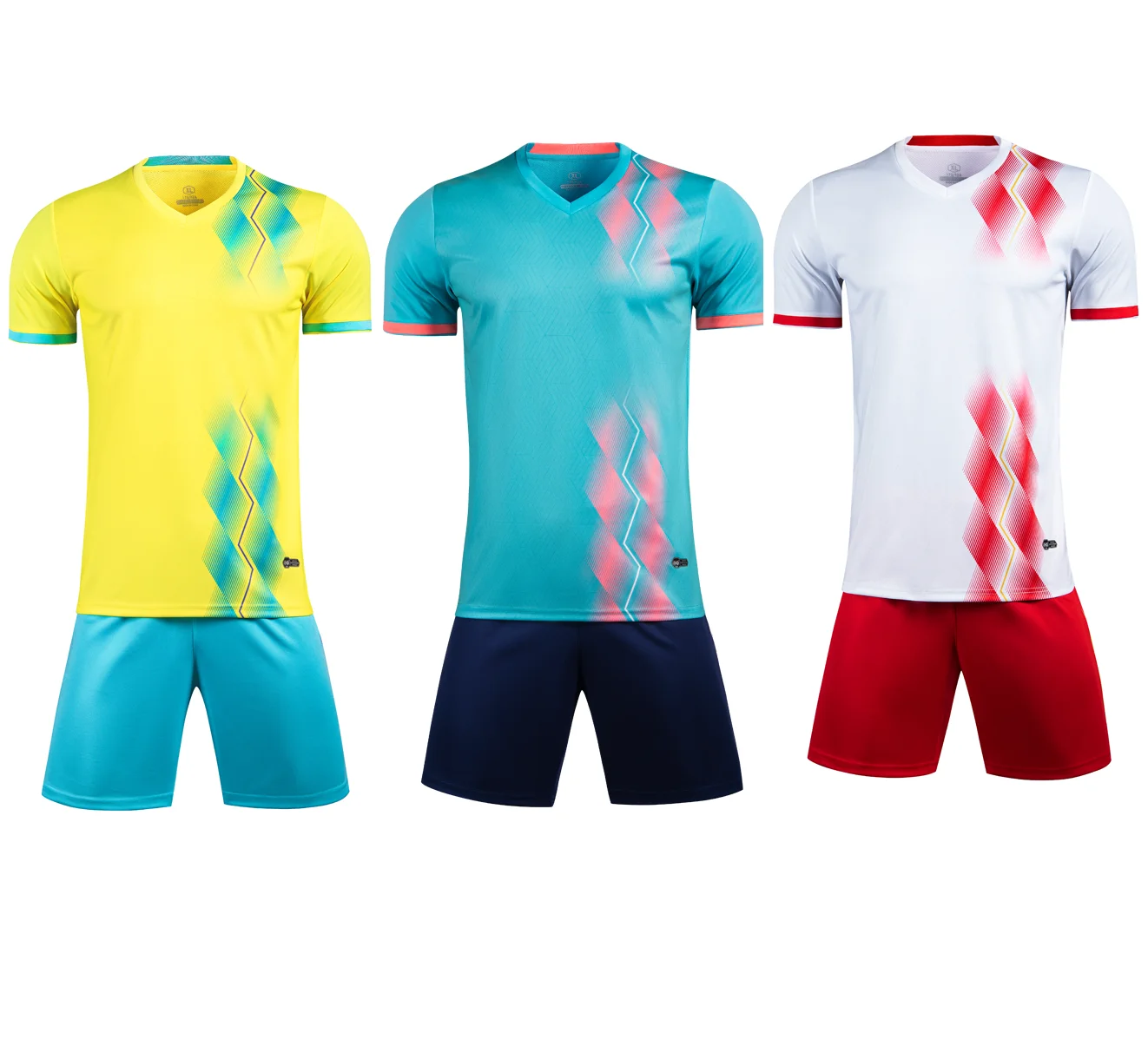 customised soccer uniform digital sublimation jersey light weight soccer uniform 100% polyester fabric