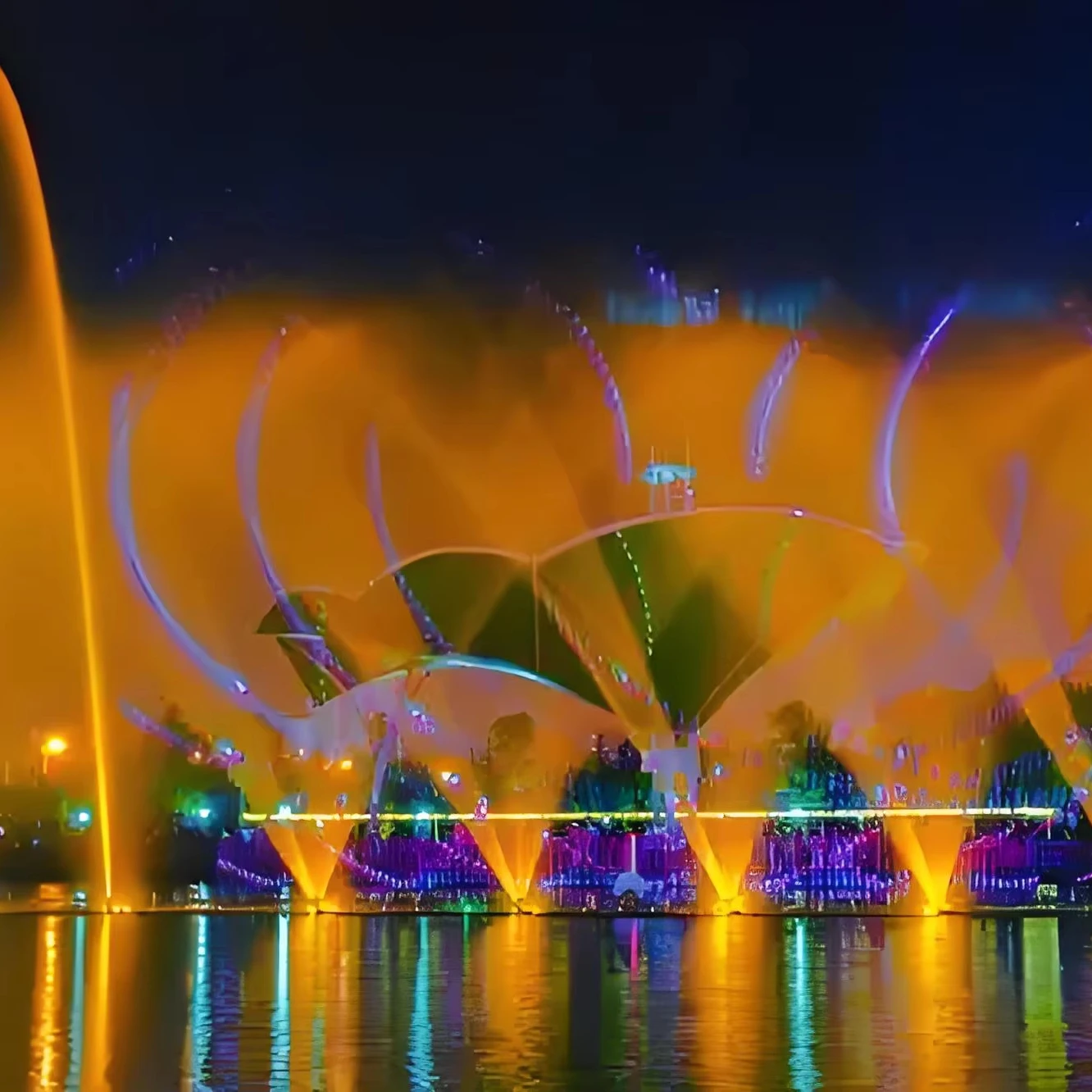 Programmable Controllable Large Music Dancing Water Fountain