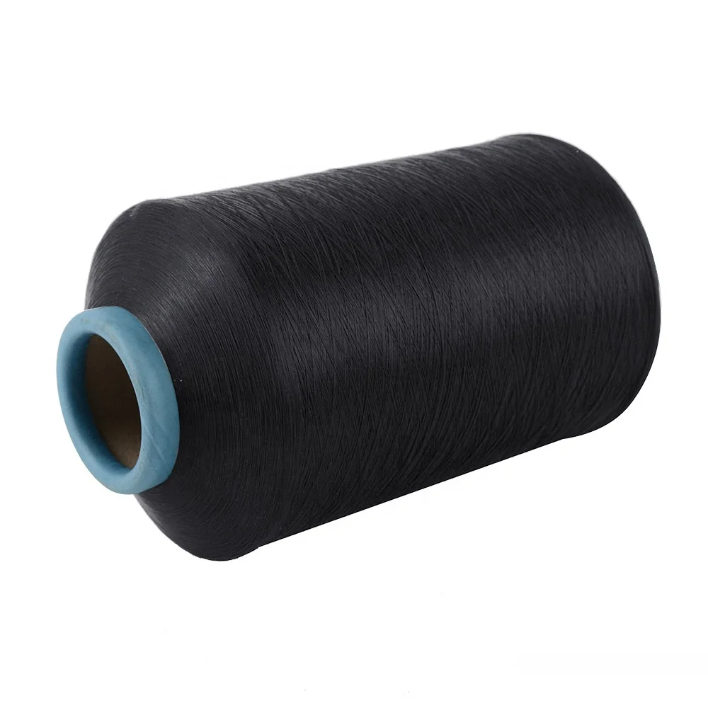 High quality eco-friendly bright polyester industrial yarn for knitted fabric