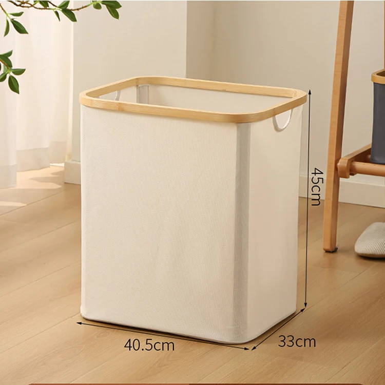 Custom Round Eco Friendly Felt Laundry Bathroom Clothes Storage Basket Laundry Storage