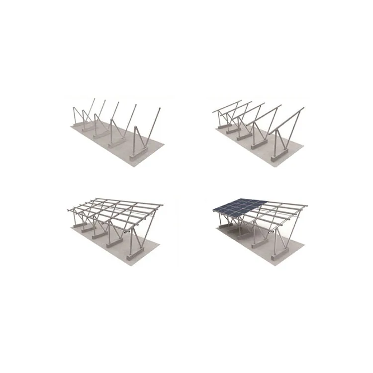 Waterproof Bracket Structural Steel Kit Racking Mounting Carport Solar System