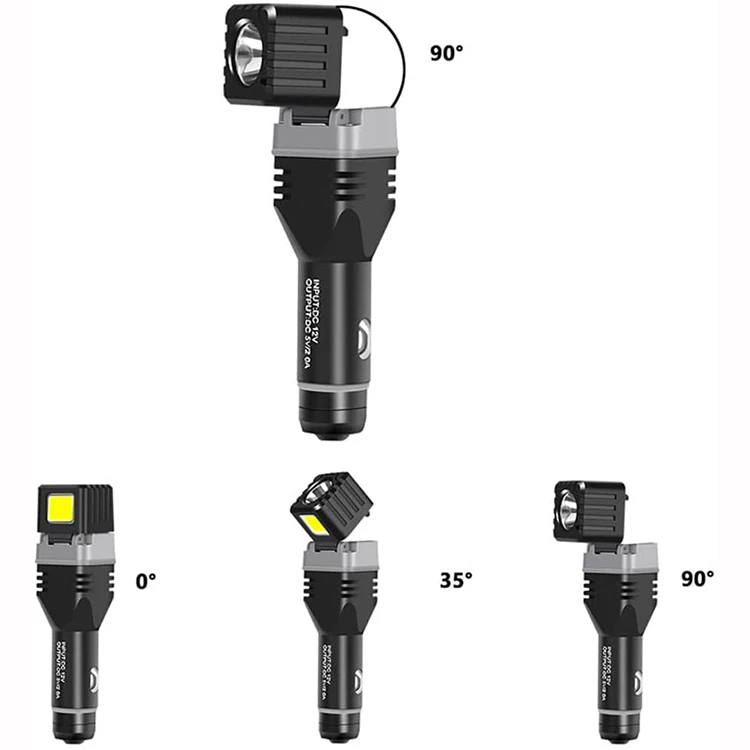 Суперъяркий светодиодный тактический мини-фонарь с зарядкой от USB