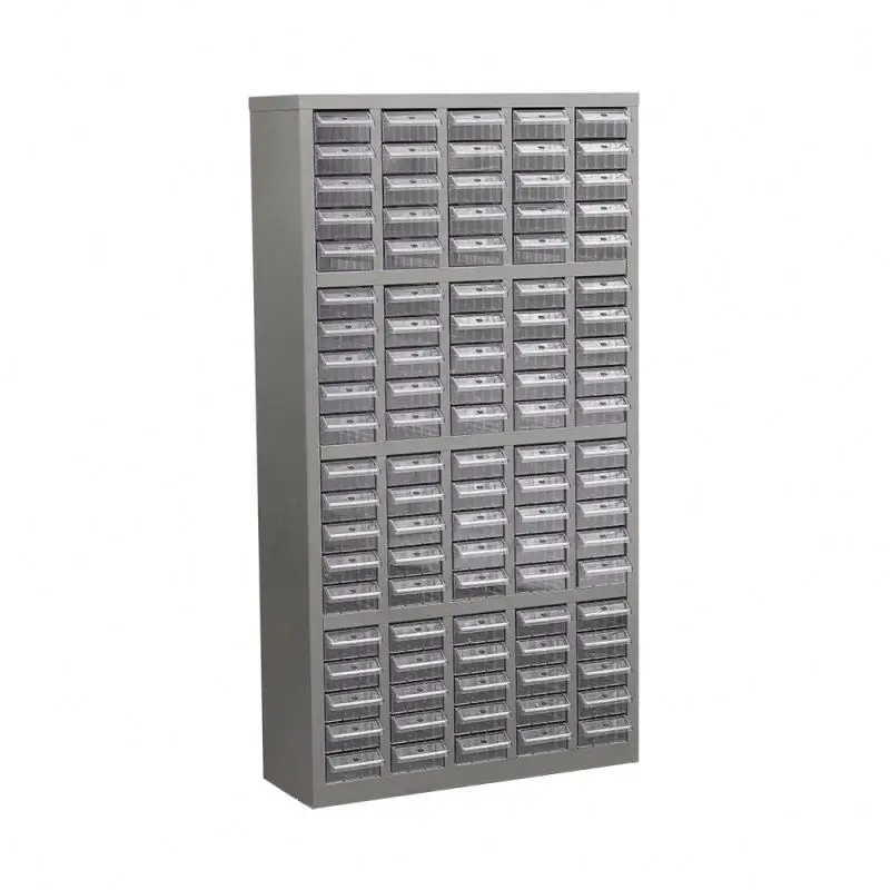 The factory workshop stores parts the office stores small items parts cabinet