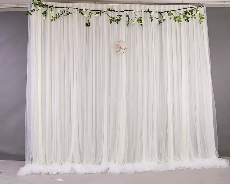 Elegant Wedding Backdrop Curtain Drape Wedding Supplies Curtain Drapes Background For Party Event