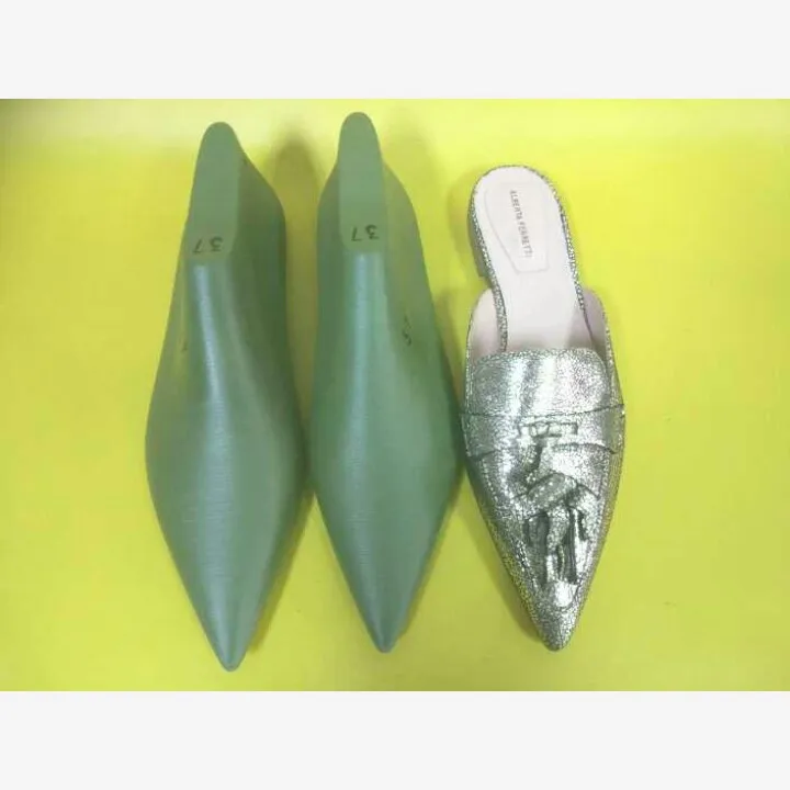 Super pointed plastic shoe lasts for ladies leather slippers shoe making