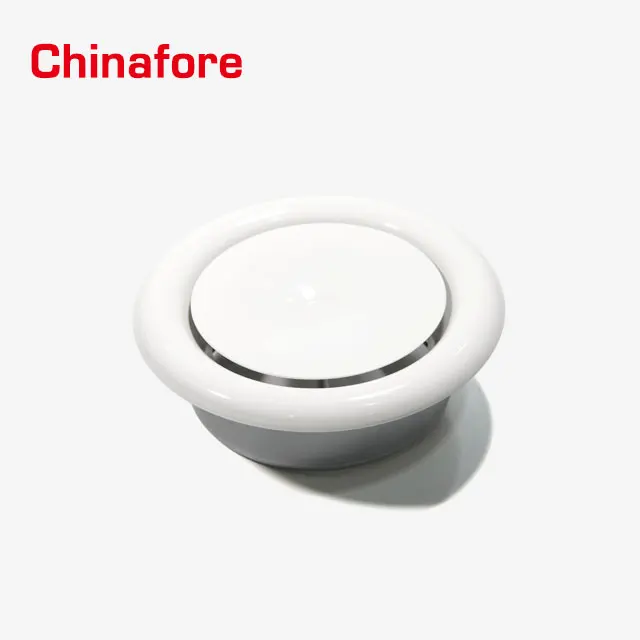 Metal round air vents exhaust valve for ceiling Return Air Vent Grille white Exhaust Air Disc Ceiling Valve Diffuser