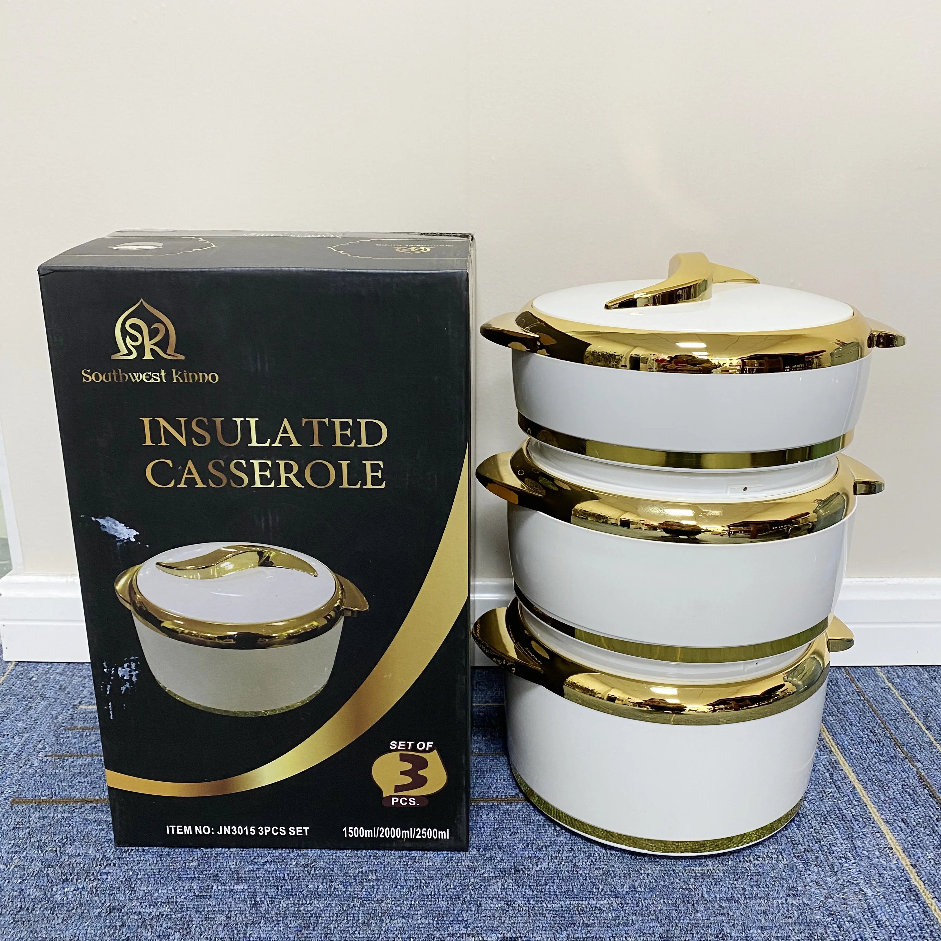 Zhejiang Manufacturer Hot Pot Plastic Hot Pot Casserole Set kitchenware