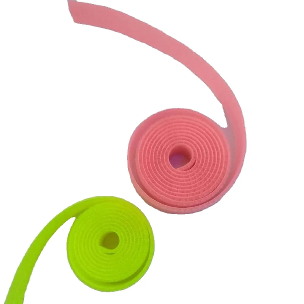 Wholesale Factory Price High Quality Reusable Hook and Loop Tape Strong Fabric Fastener Hook and Loop Strap