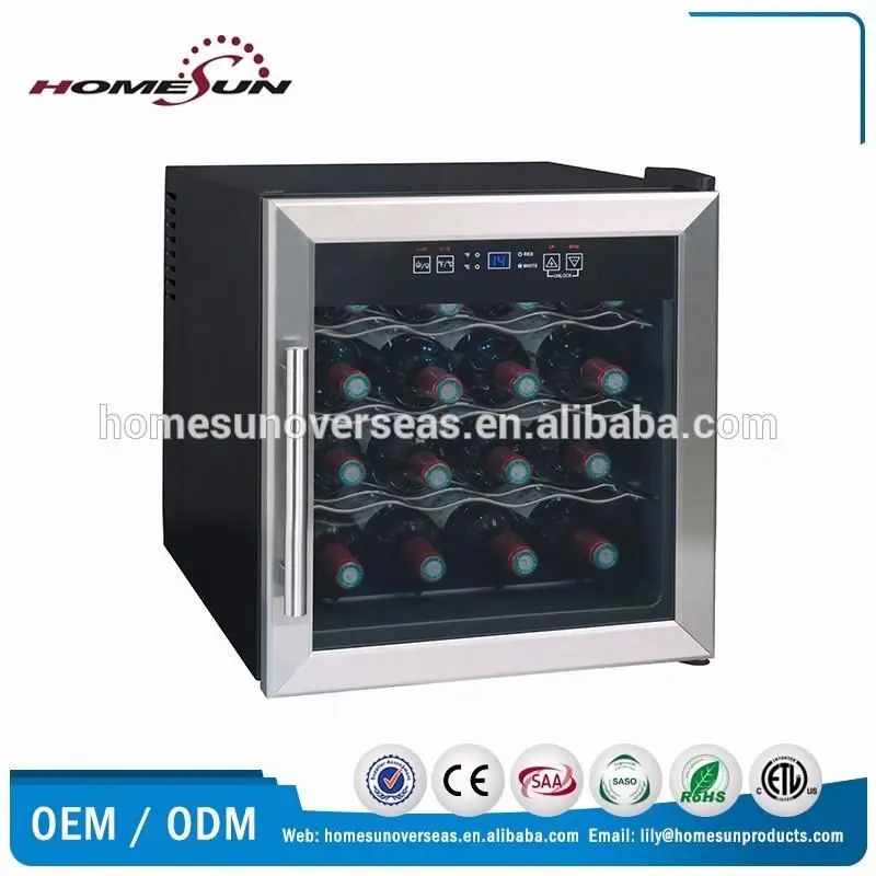16 bottles vertical cooler , wine bottle cooler