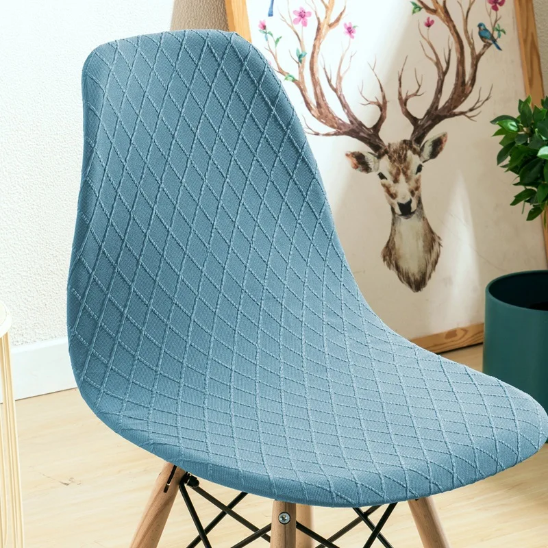 Elastic Chair Cover Modern Diamond Grid Simple Dining Table And Chair Cover Office Chair Cover