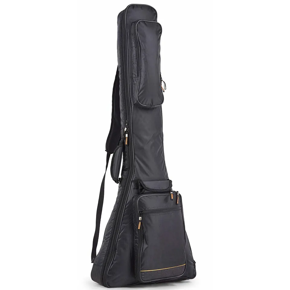 Water-repellent foam padded flying V FV universal gig bag OEM bass guitar bags with backpack strap