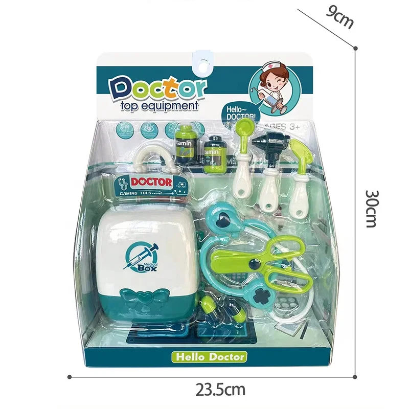 10pcs mini doctor set toy kids hospital pretend play toy preschool educational medical set