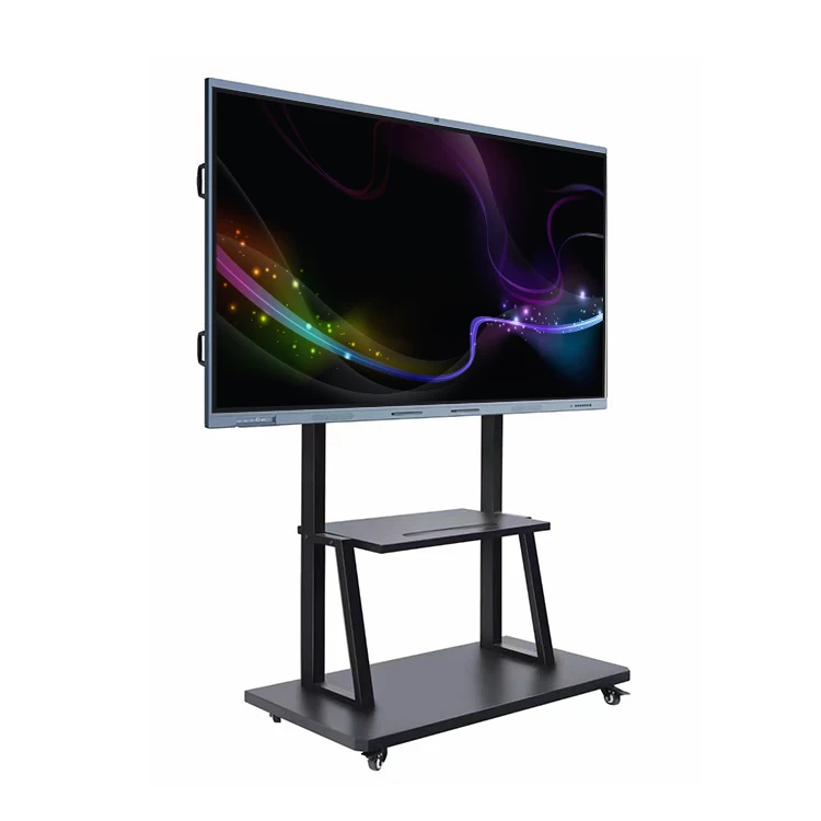 Smooth Writing Wireless screen sharing 120hz Android 14 Interactive Touchscreen Display 75 Inch Interactive Boards For Schools