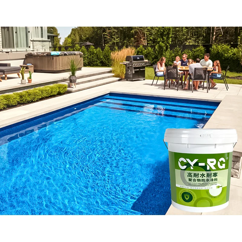 Premium Waterproof Polymer Painting Under Water Spa Rock Swimming Pool Slide Coating Color Paint With Epoxy