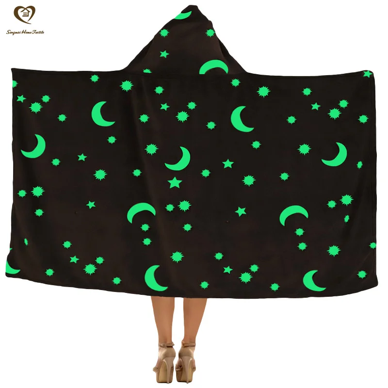 Songmai Luminous Star Shining Blanket Decoration Baby Gift Blanket Throw Blanket Glow In The Dark