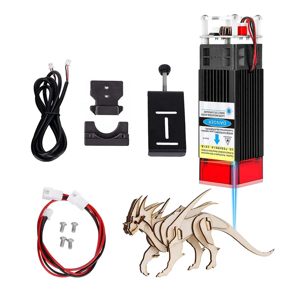 3D 40W Laser Engraving Module 5W Output Optical Power for 3D Printer and CNC Engraving Cutting Machine