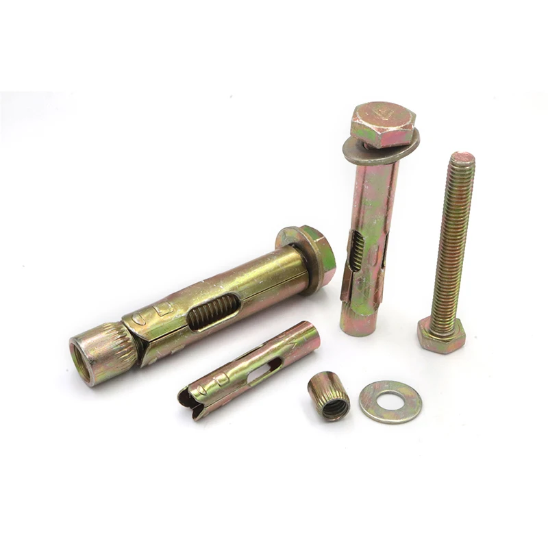 Zinc Plating Yellow Carbon Steel Fix Anchor Bolt/Rawl Bolt