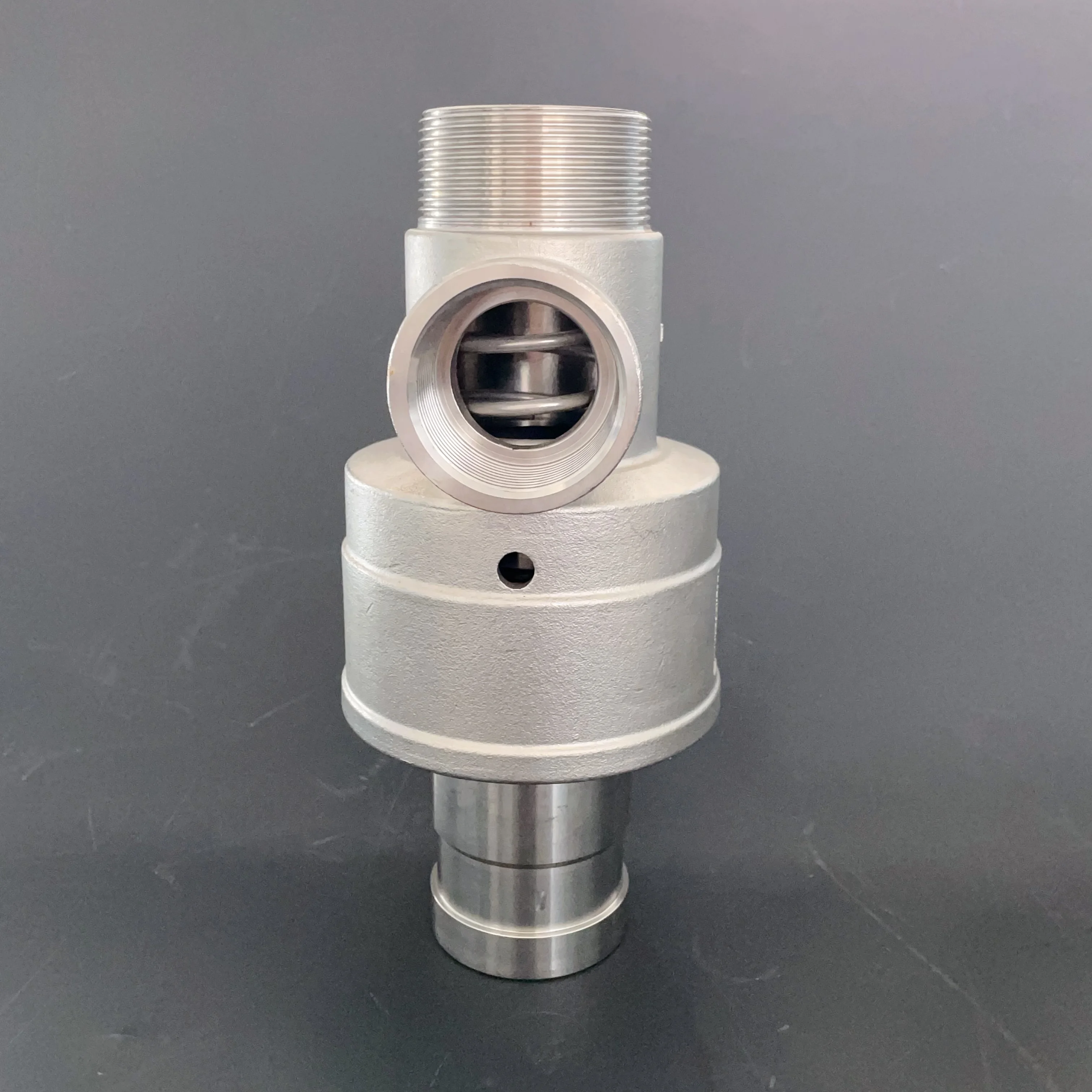 Stainless steel high speed high pressure high temperature rotary union single and double through 360 degrees universal rotary