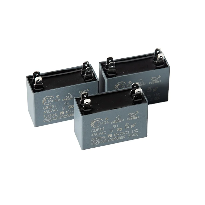 Ks Pinge CBB61 450V 1.8UF New Design Wholesale Fashion Gas Water Heater Spare Parts Electronic Fan Capacitors