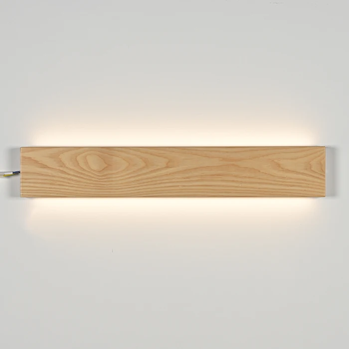 Wooden Night Lamp LED Modern Bedside Lamp with Double Side Lighting CE SAA RCM Certified