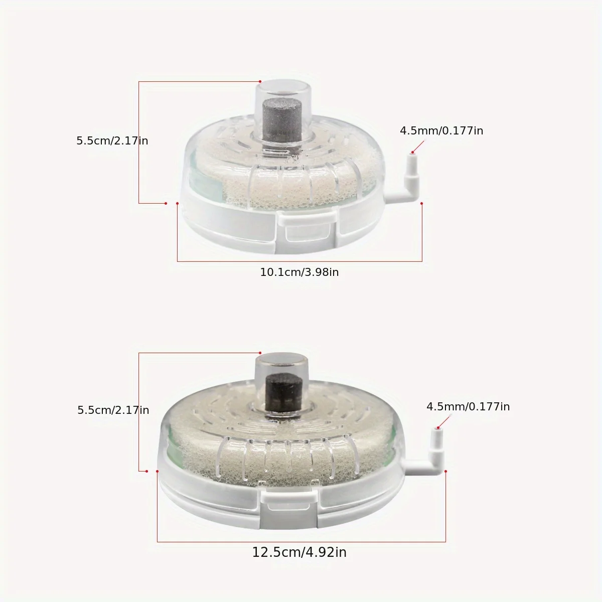 Aquarium Quiet Water Air Oxygen Pump System Biochemical Bio Single/Double Sponge Cotton Filter Box Plastic Fish Tank Accessories