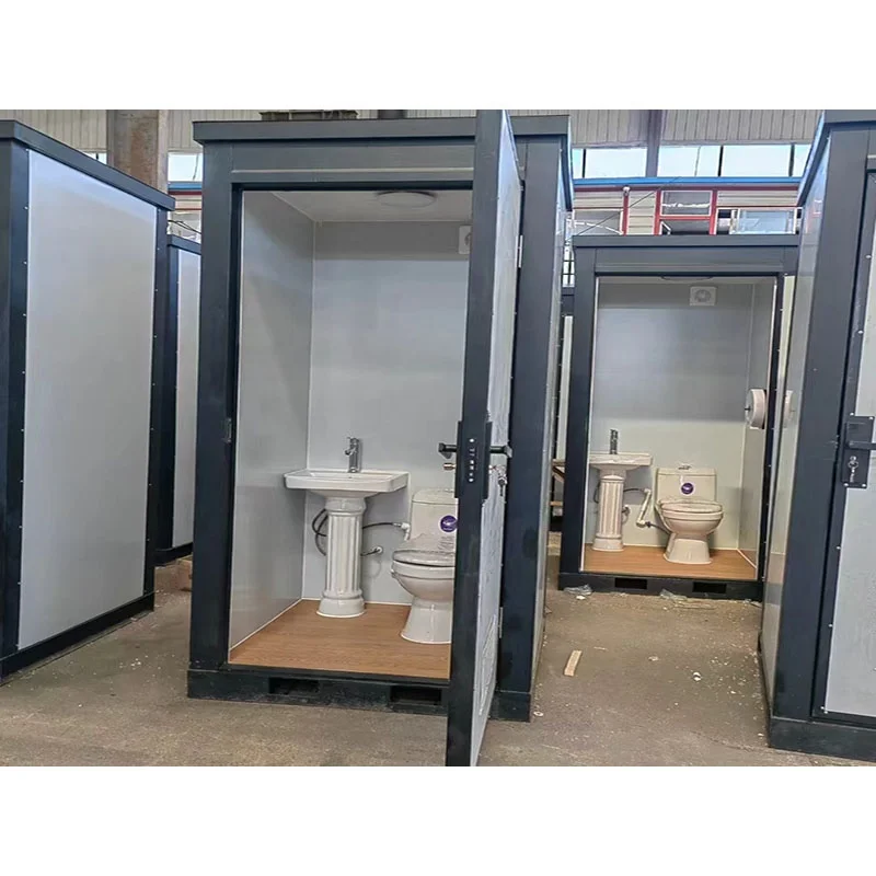 Practical multi-person Public prefab toilet Luxurious portable sanitary bathroom portable mobile toilet shower room