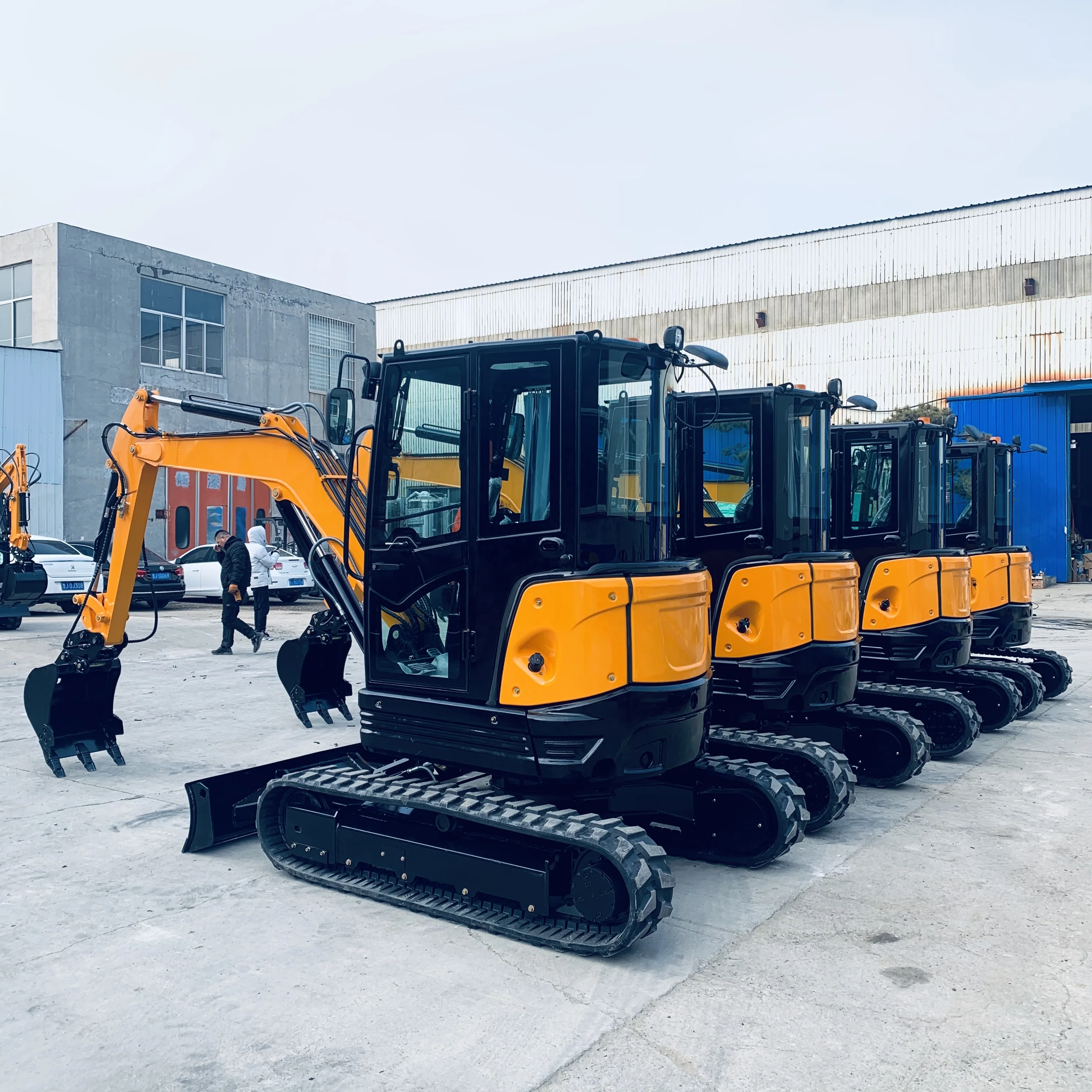 Kubota двигатель новый заводской экономичный 3 5 T мини-экскаватор с опциональным креплением