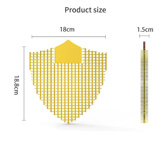 New Double-sided Strong Performance Anti-splash Shield 2.0 Anti-splash Protector urinal screen Mat For Urinals