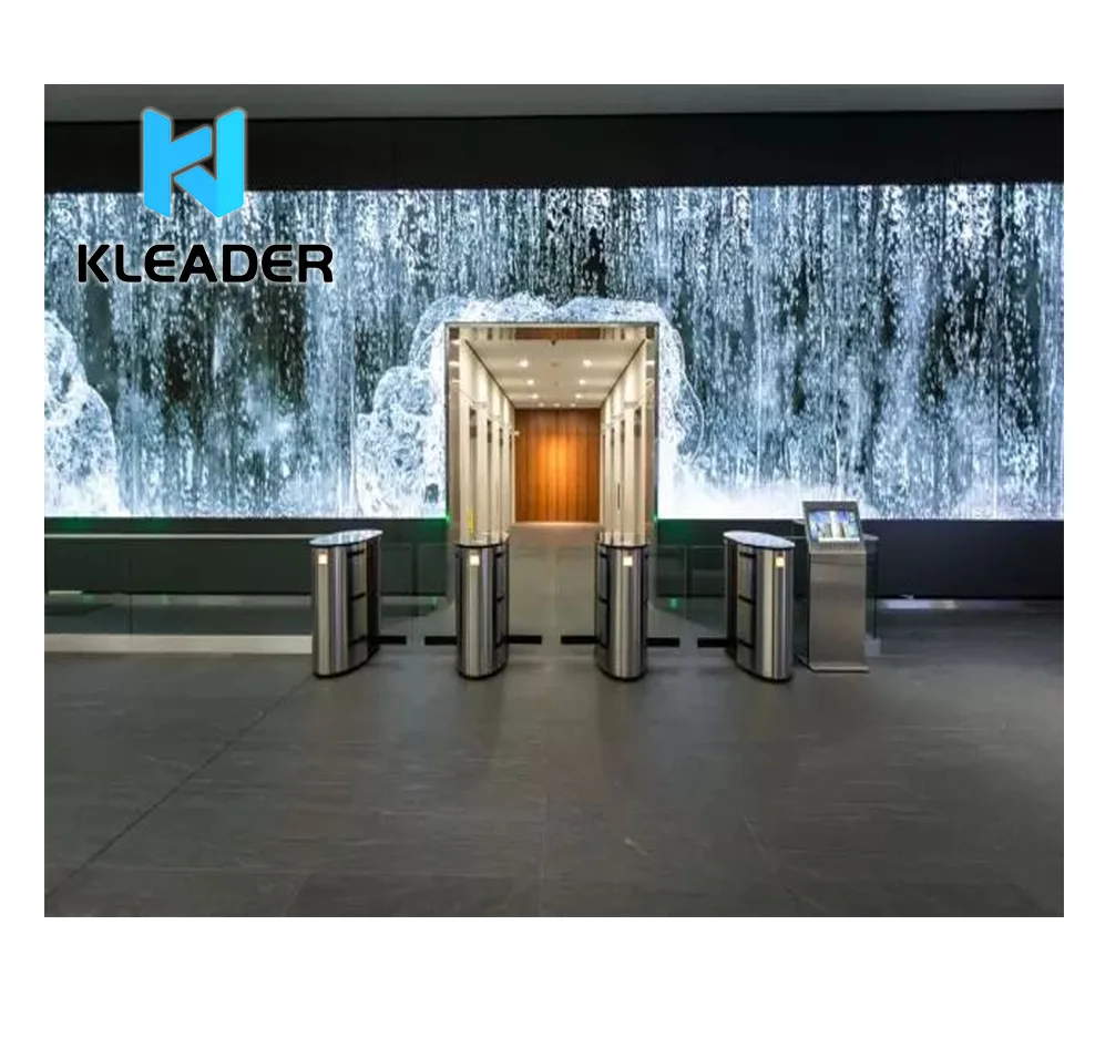 Waterfall gate Huge waterfall led screen big screen video 3D Holographic Displays waterfall video production Digital LED