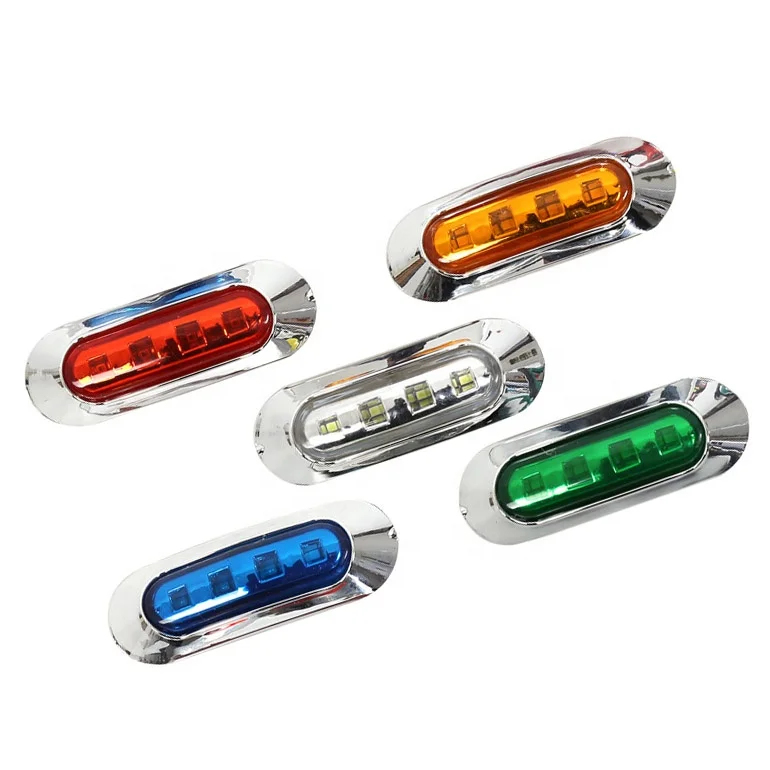Universal 4LED Marker Parking Light Car Truck Bus Trailer Side Clearance Indicators side marker lamp light truck Marker Light