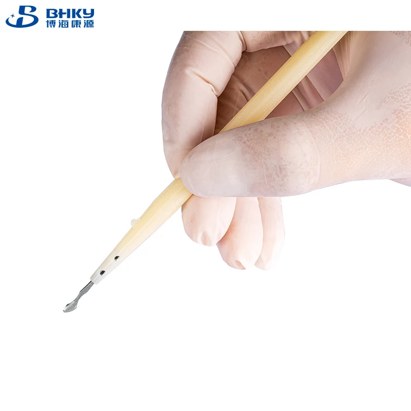 BHKY Custom Surgical Blade Surgery Handle Stainless Steel Lancet Manufacturer Disposable Medical Micro Sterile Surgical Blades