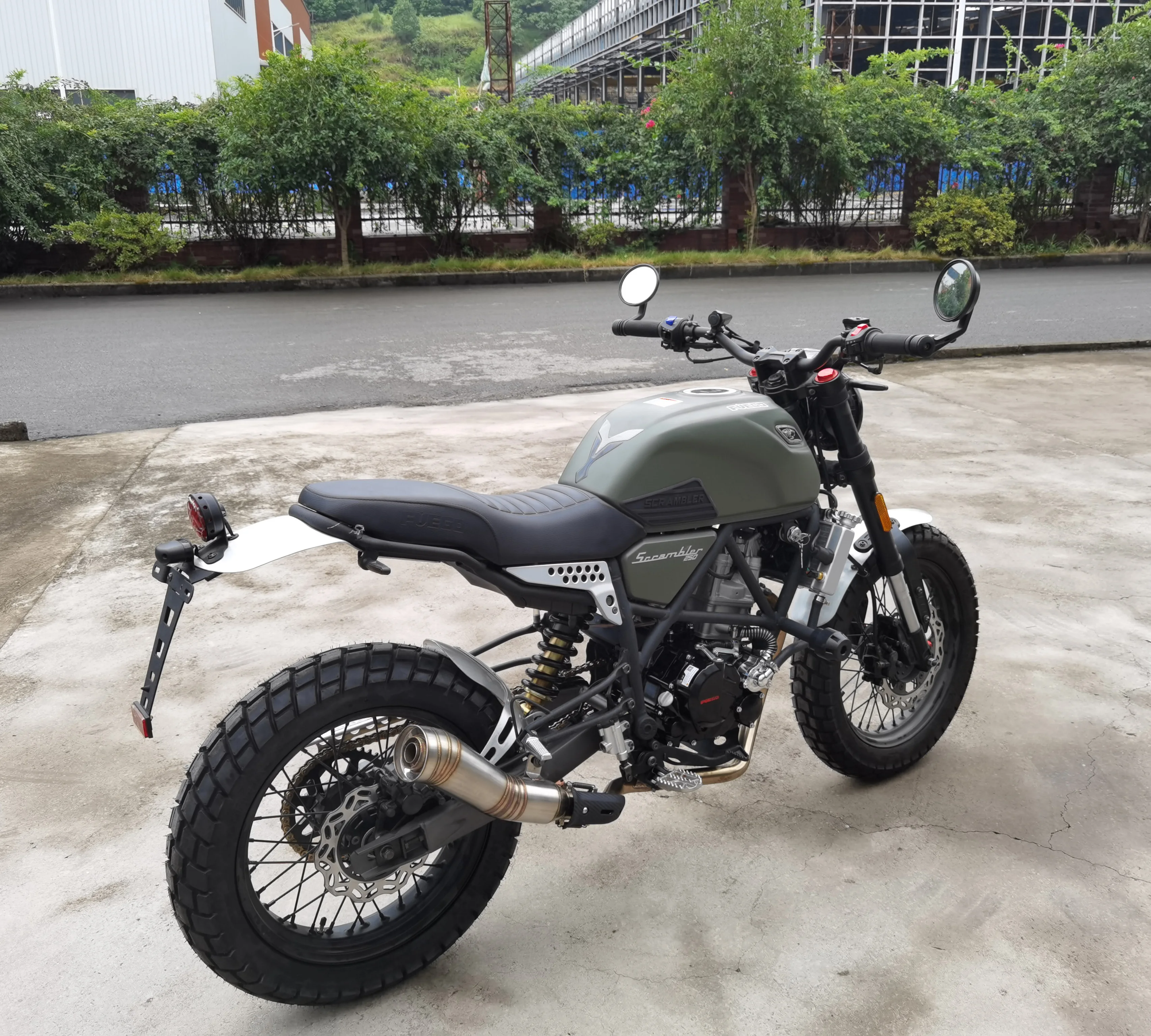 111702 Китай 300cc мотоциклы дешевые для продажи moto FUEGO скремблер город уличный внедорожный мотоцикл новый