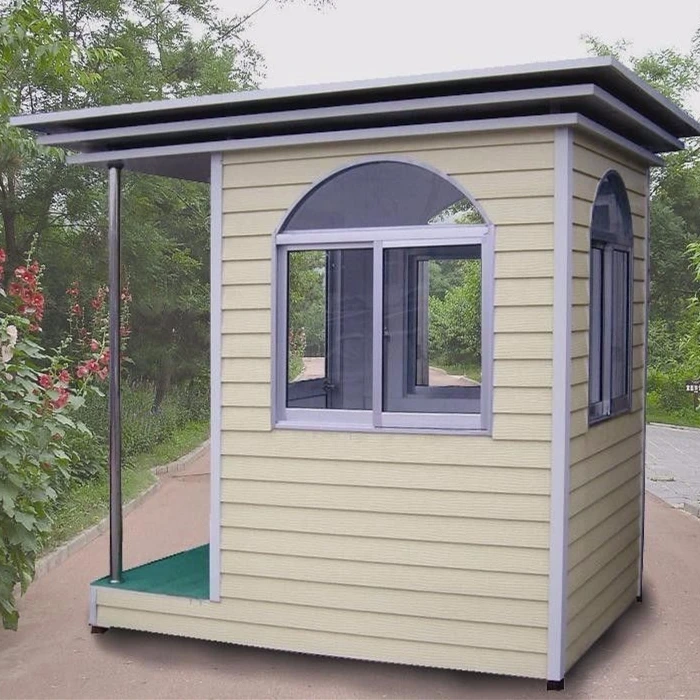 
High quality security guard house prefabricated sentry box outdoor guard booth 